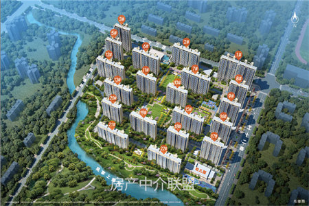 急售！河景房领秀城福山园电梯中层毛坯三房仅售73万证齐可按揭